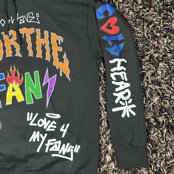 Rod Wave Soul Fly For the Fans Black pullover Hoodie Mens Sz L New - Picture 4 of 7